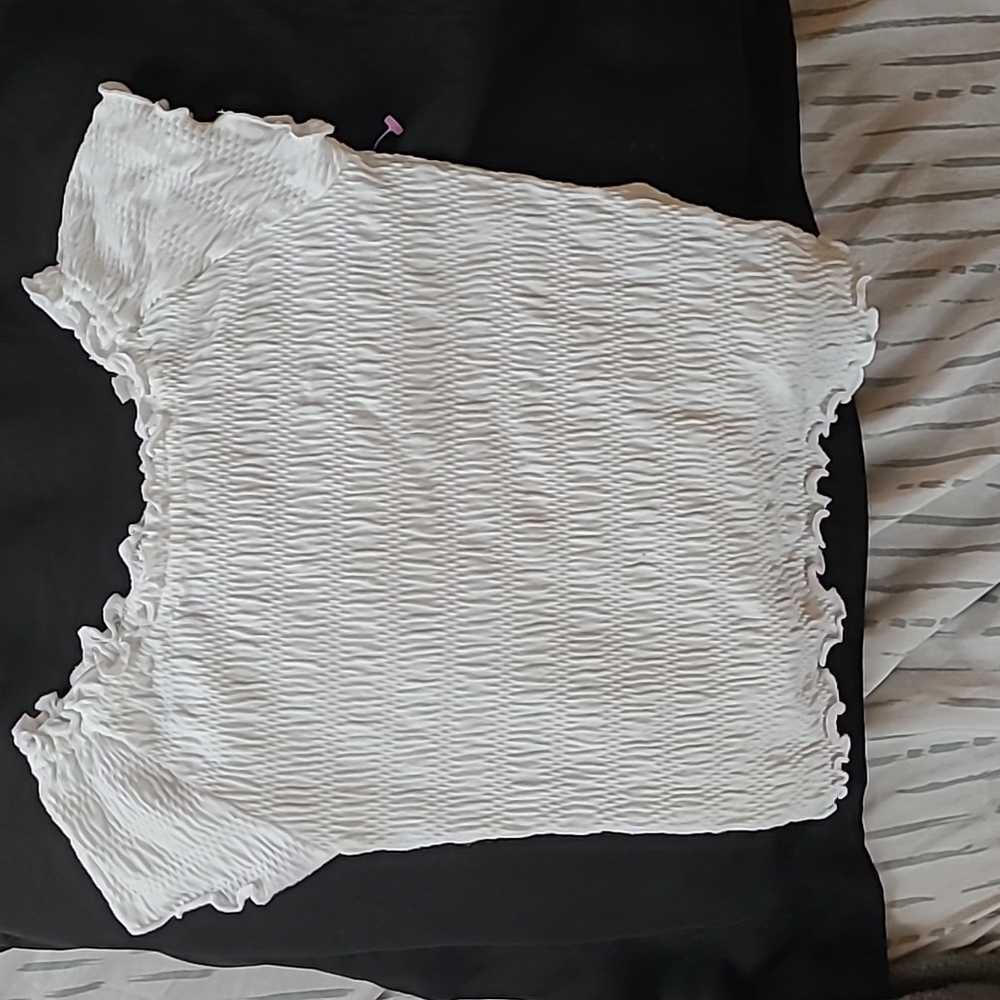 Girls White Old Navy top